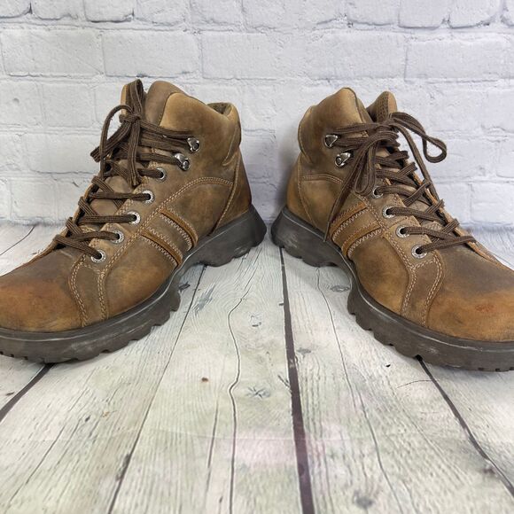Bed Stu Chukka Boots Men Size 11 US 44 EU Brown Distressed Chunky Hammer Vintage - Picture 6 of 15